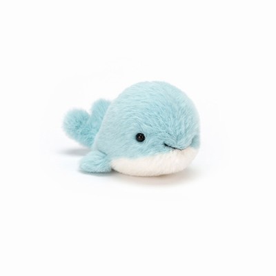 Jellycat Fluffy Whale USA | 86427EQBD